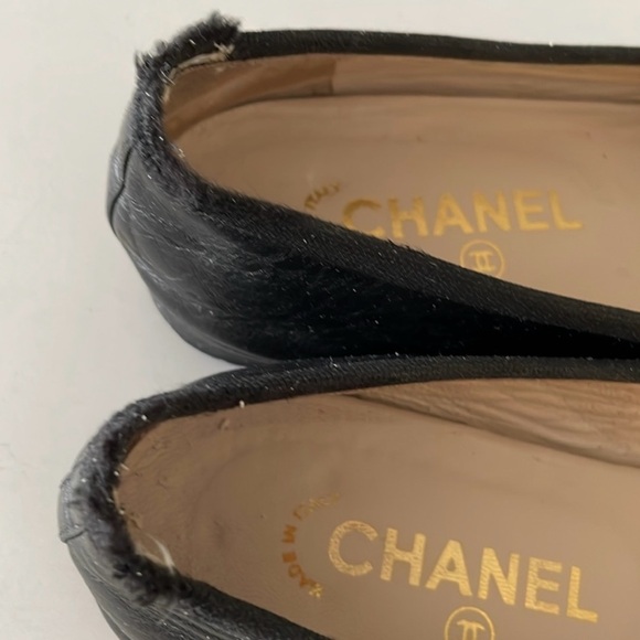 Chanel Black Ballet Flats - Picture 10 of 15